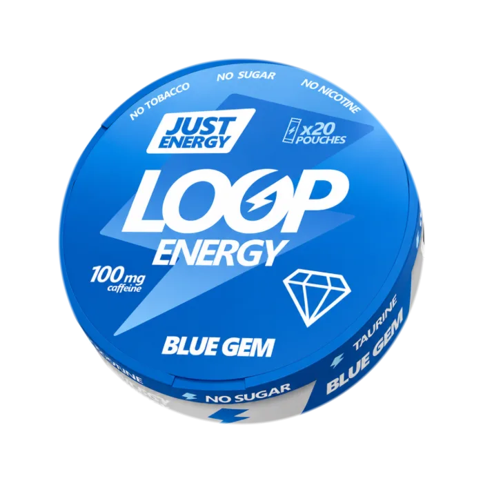 LOOP Energy 100mg Caffeine, Blue Gem
