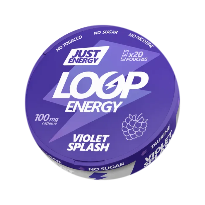 LOOP Energy 100mg Caffeine, Violet Splash