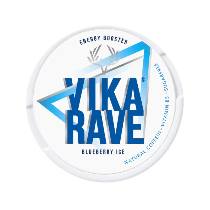 Vika Rave 50mg Caffeine, Blueberry Ice