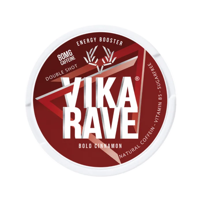 Vika Rave 80mg Caffeine, Bold Cinnamon