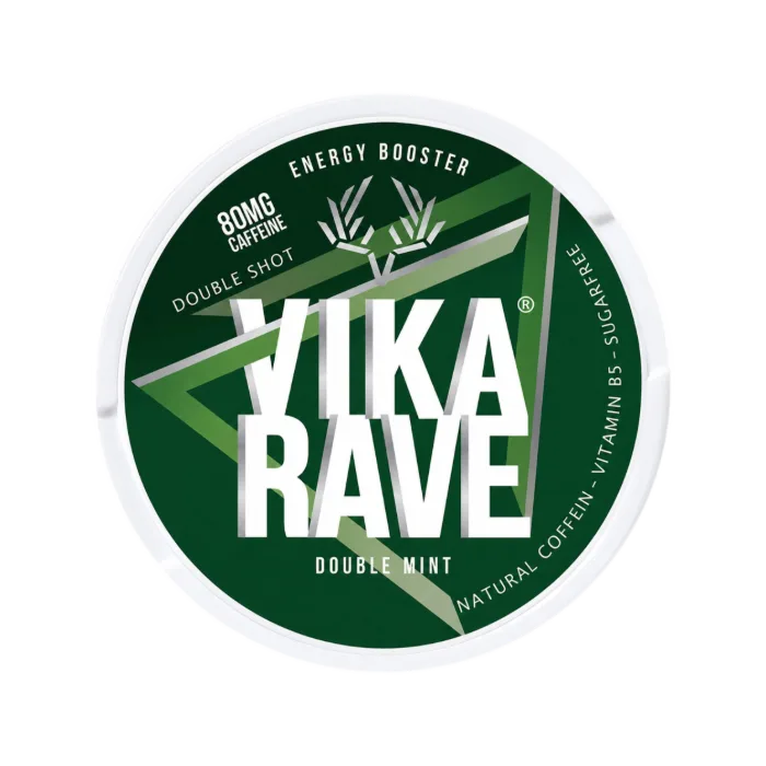 Vika Rave 80mg Caffeine, Double Mint