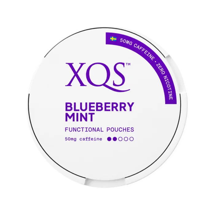 XQS Functional Pouches 50mg Caffeine, Blueberry Mint
