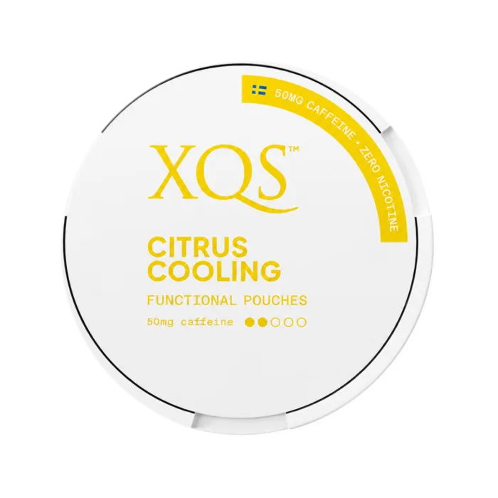 XQS Functional Pouches 50mg Caffeine, Citrus Cooling